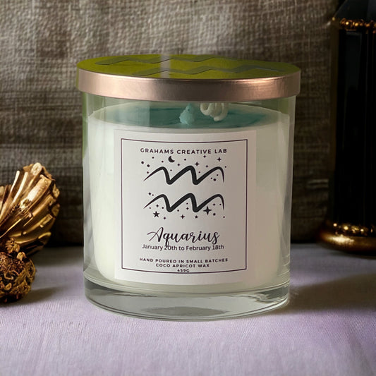 Aquarius Candle