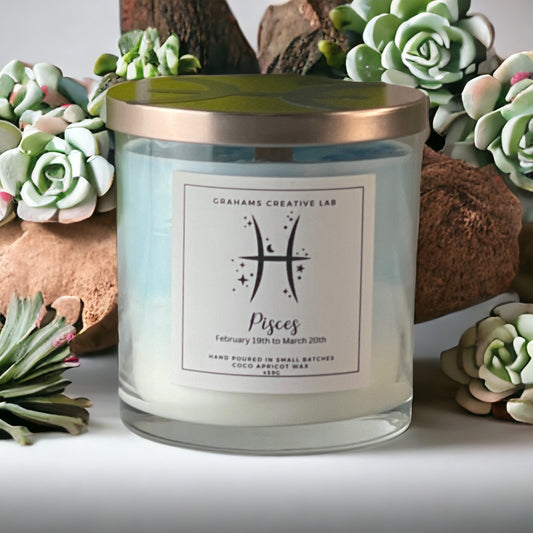 Pisces Candle