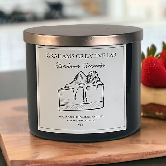 Strawberry Cheesecake candle